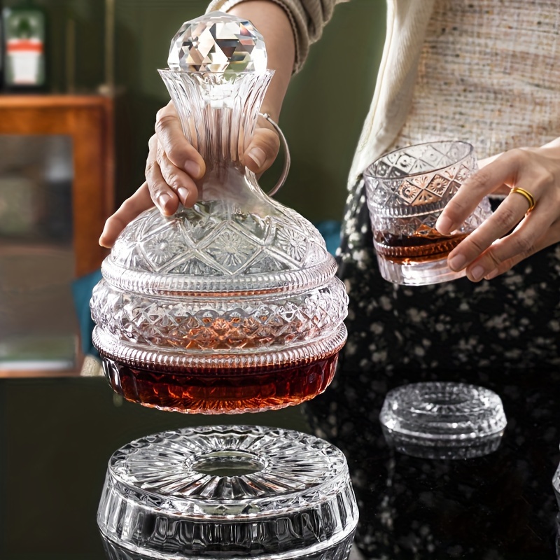 Glass Decanter Whiskey - 크리스탈 와인 디캔터 우아한 손으로 만들어진