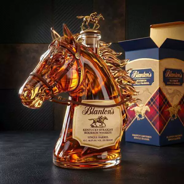 Glass Decanter Whiskey - 350ml 말 모양 유리 위스키 디캔터,