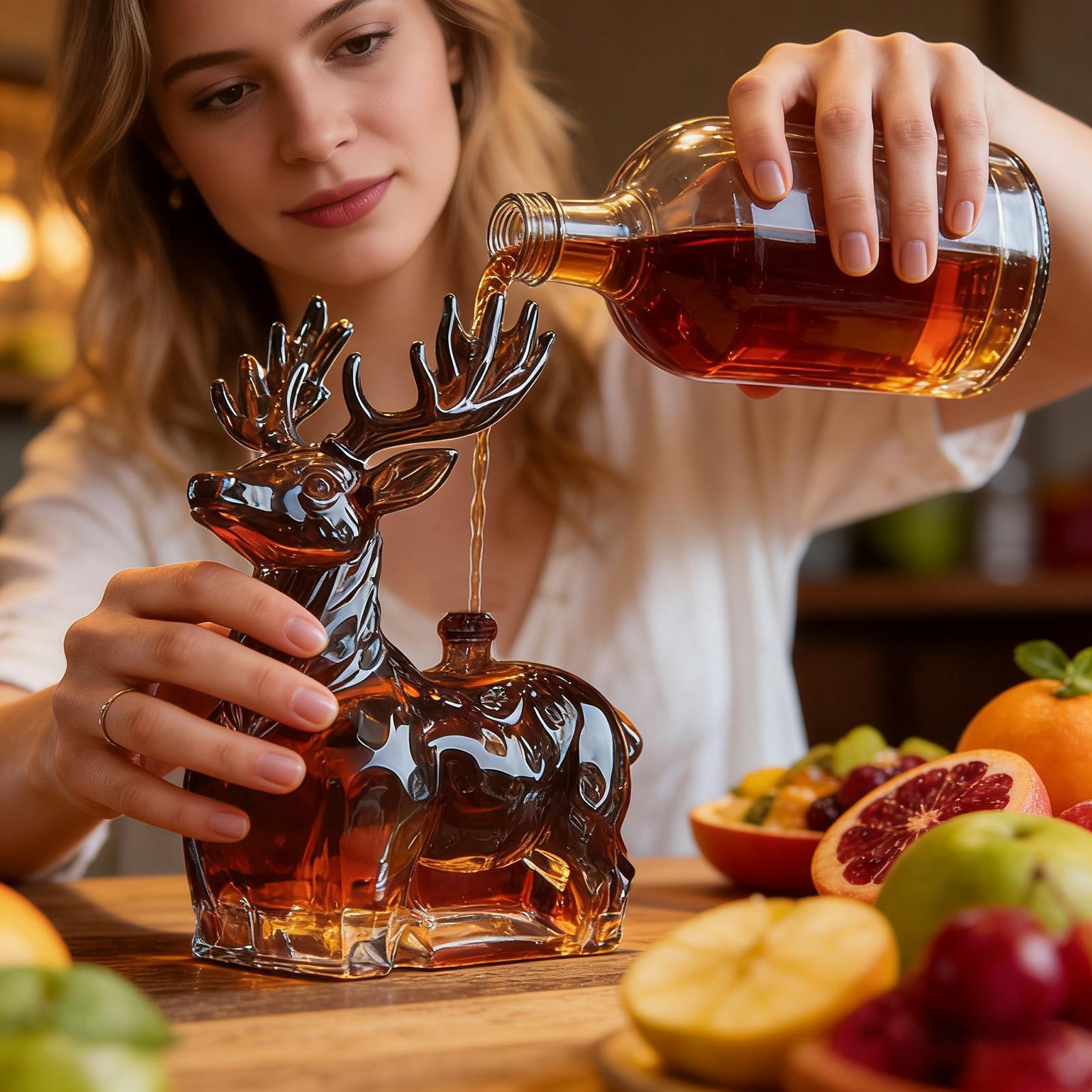 알코올용 디캔터 재미있는 사슴 유리 홈 데코 순록 위스 - Glass Decanter Whiskey 리뷰 및 가격