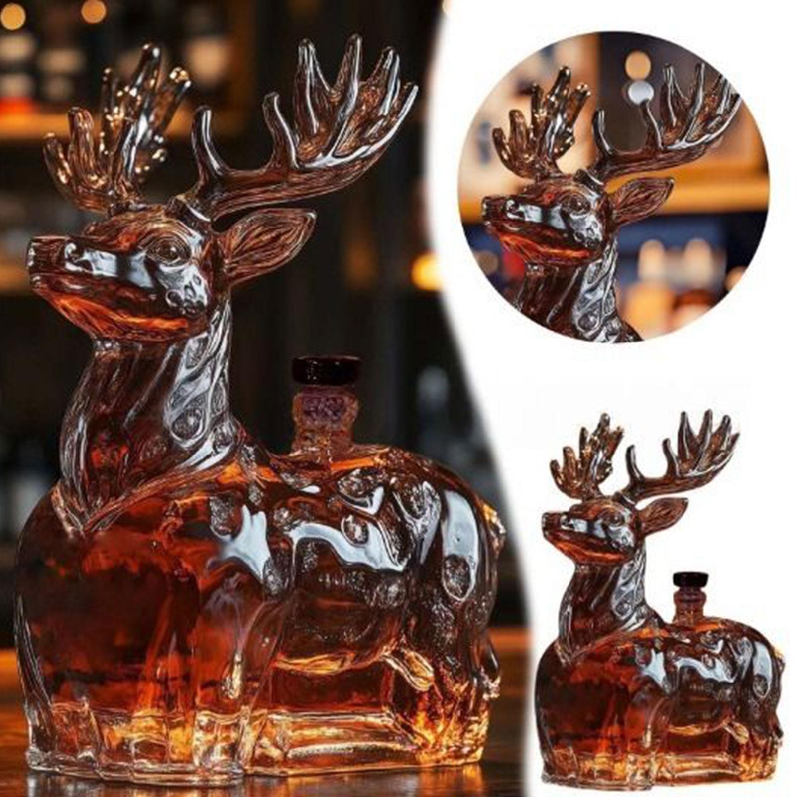 알코올용 디캔터 재미있는 사슴 유리 홈 데코 순록 위스 - Glass Decanter Whiskey 리뷰 및 가격
