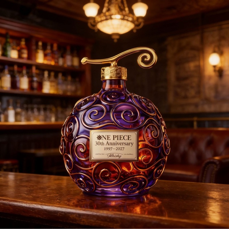새로운 원피스 30주년 기념 고급 붕규산 유리 위스키  - Glass Decanter Whiskey 리뷰 및 가격