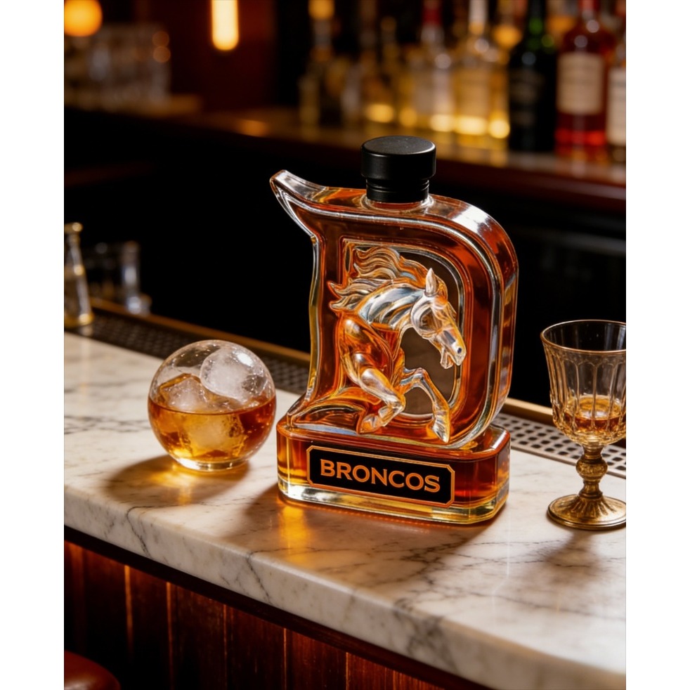 참신한 3D 말 디자인 유리 디캔터, 크라운 스토퍼 위 - Glass Decanter Whiskey 리뷰 및 가격