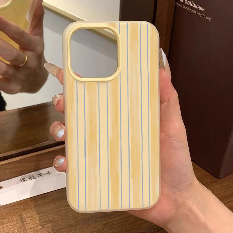 세련된 노란색 스트라이프 폰 케이스 (삼성 갤럭시 S2 - Samsung Galaxy S25 리뷰 및 가격