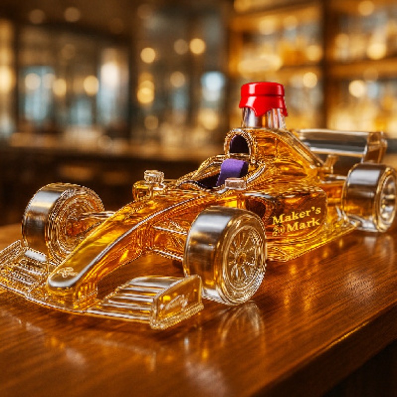 맞춤형 창의적인 레이싱카 모양 위스키 디캔터, 왕관이  - Glass Decanter Whiskey 리뷰 및 가격