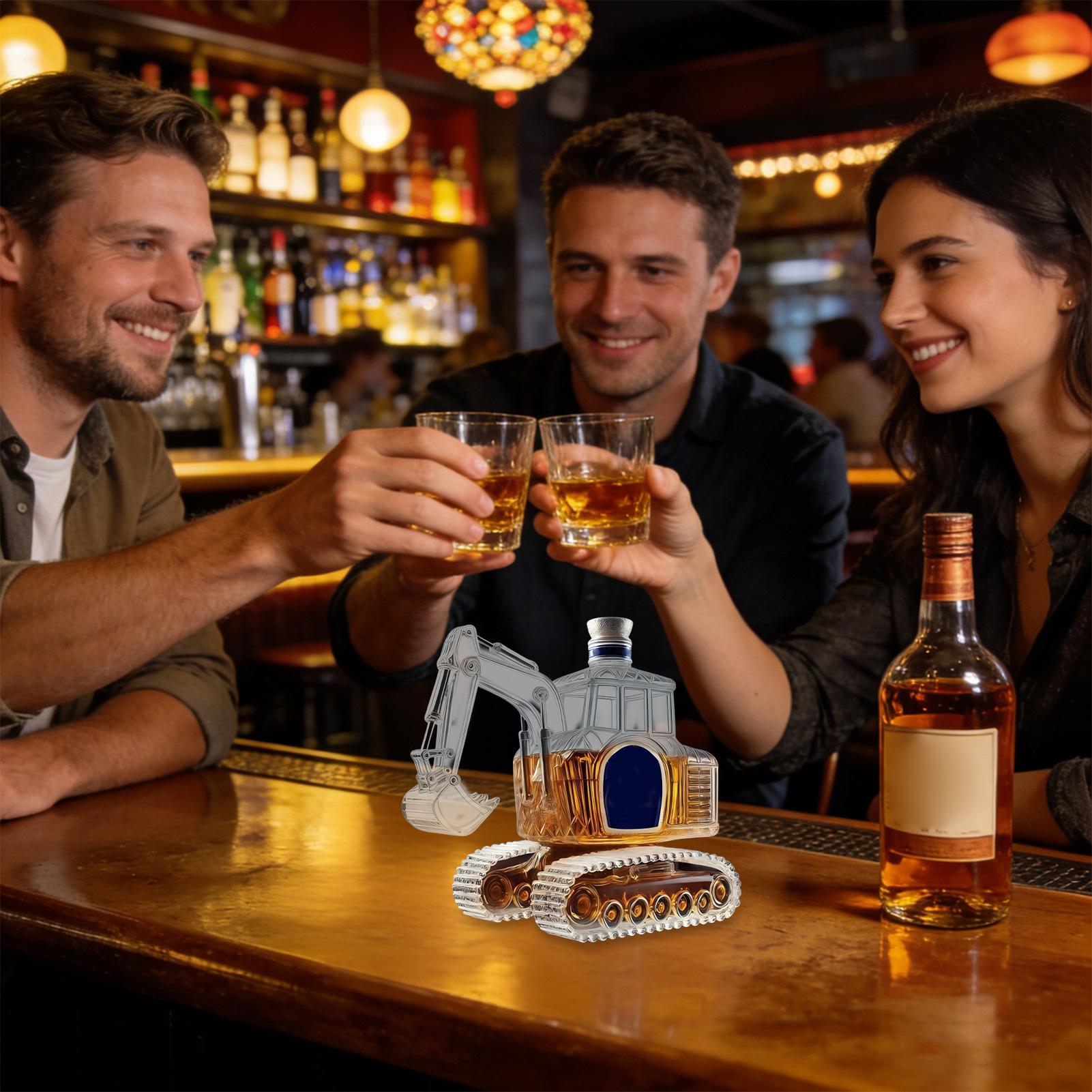 굴착기 모양 위스키 디캔터 크리스탈 글라스 주류 홈 바 - Glass Decanter Whiskey 리뷰 및 가격